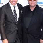 David Furnish & Elton John - Fashion Cares 25 | Credit: Glenn Hicks