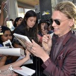 Jamie Campbell Bower with Fans - The Mortal Instruments: City of Bones Red Carpet Premiere in Toronto