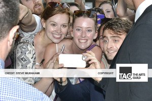 Fans with Daniel Radcliffe - 'The F Word' Red Carpet Premiere