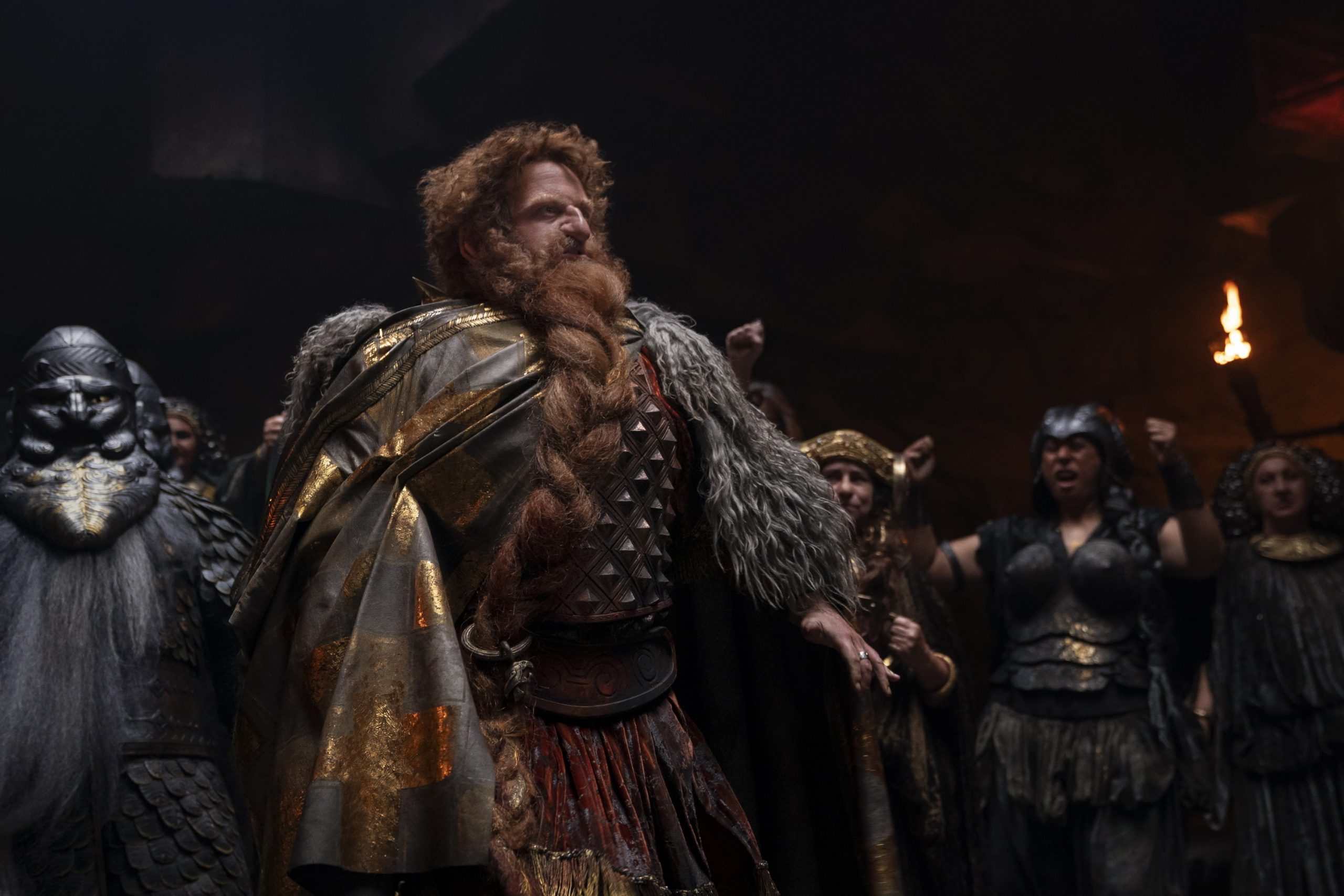 Owain Arthur as Prince Durin IV in 'The Lord of the Rings: The Rings of Power' | Credit: Ben Rothstein/Prime Video. Copyright: Amazon Studios.