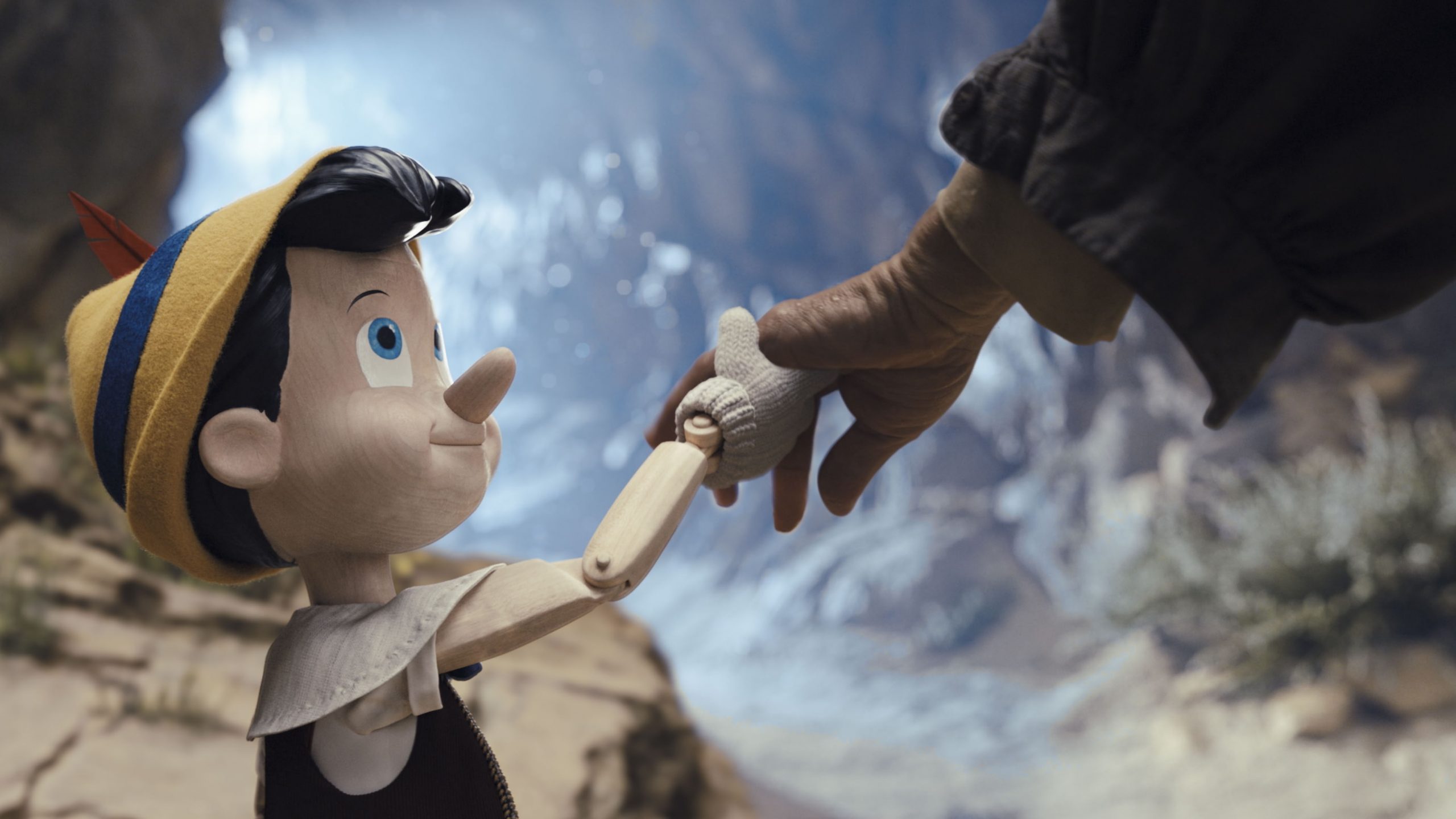 Pinocchio (voiced by Benjamin Evan Ainsworth) in Disney's live-action PINOCCHIO, exclusively on Disney+.  Photo courtesy of Disney Enterprises, Inc. © 2022 Disney Enterprises, Inc. All Rights Reserved.